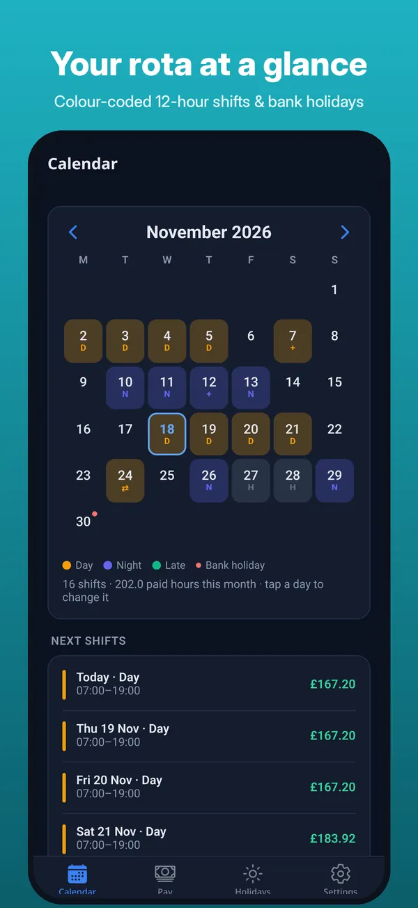 ShiftPay screenshot 1
