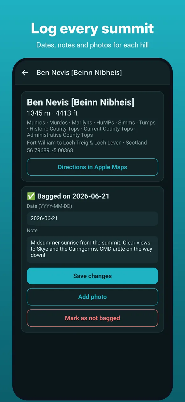 UK Summit Log screenshot 4
