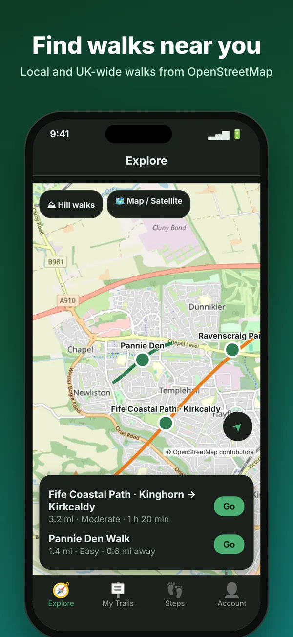 TrailWalks screenshot 1