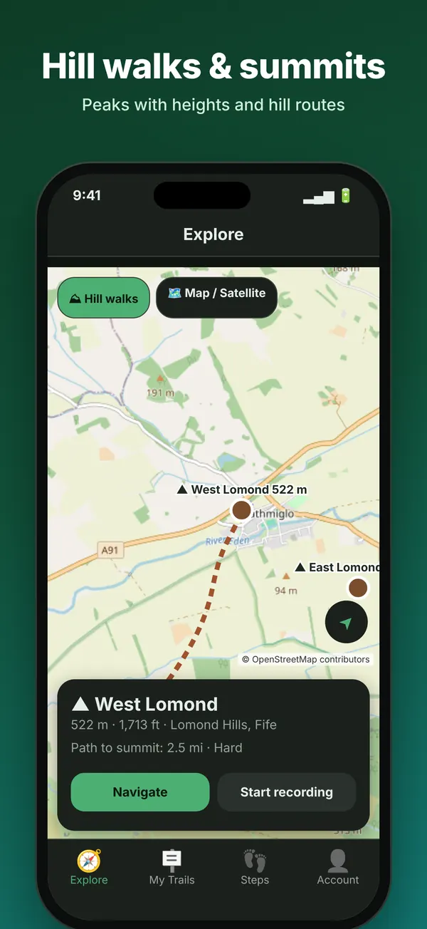 TrailWalks screenshot 2